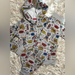 Kids Paw Patrol Graphic Hoodie and Pants Set. Size 5
